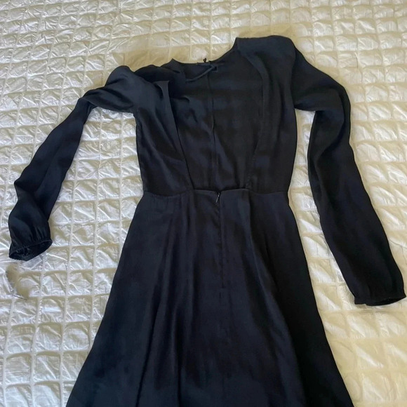 Reformation black magpie open back mini dress - Picture 10 of 11